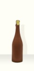 Chocolade Champagne fles