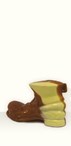 Chocolade Zwerver schoen