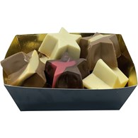 Kerststerren flowpack praline 160 gr