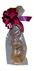 Mini paashaasje 150 gram in melk, wit en puur 20cm