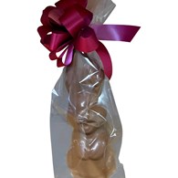 Mini paashaasje 150 gram in melk, wit en puur 20cm