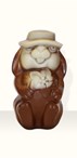 Chocolade Hoedhaas + paasassorti 250 gram